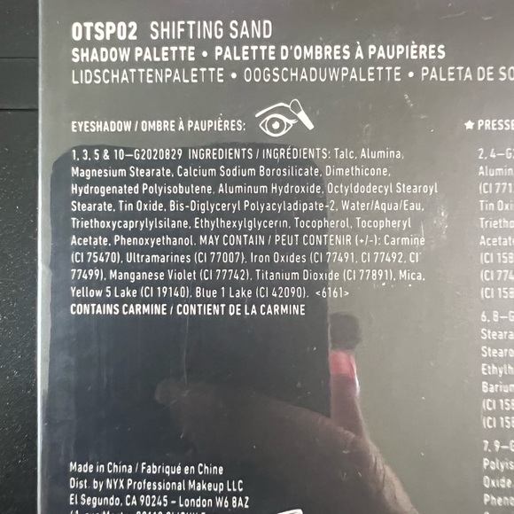 NYX “Off Tropic” Collection - Shifting Sand OTSP02 - Picture 4 of 7